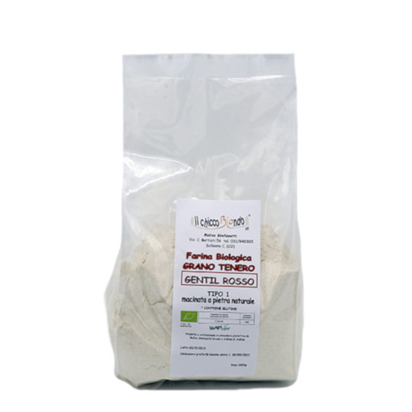 Farina di grano tenero Gentil Rosso buratto 1kg